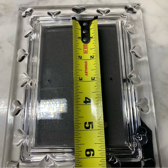 Miller Rogaska Crystal Picture Frame 4x6 Wedding  Made By Reed & Barton Dual Way - Picture 6 of 9